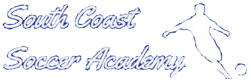 Logo for South Coast Soccer Academy.